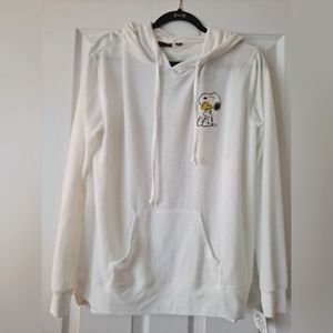 Peanuts Snoopy hoodie, size XL , white